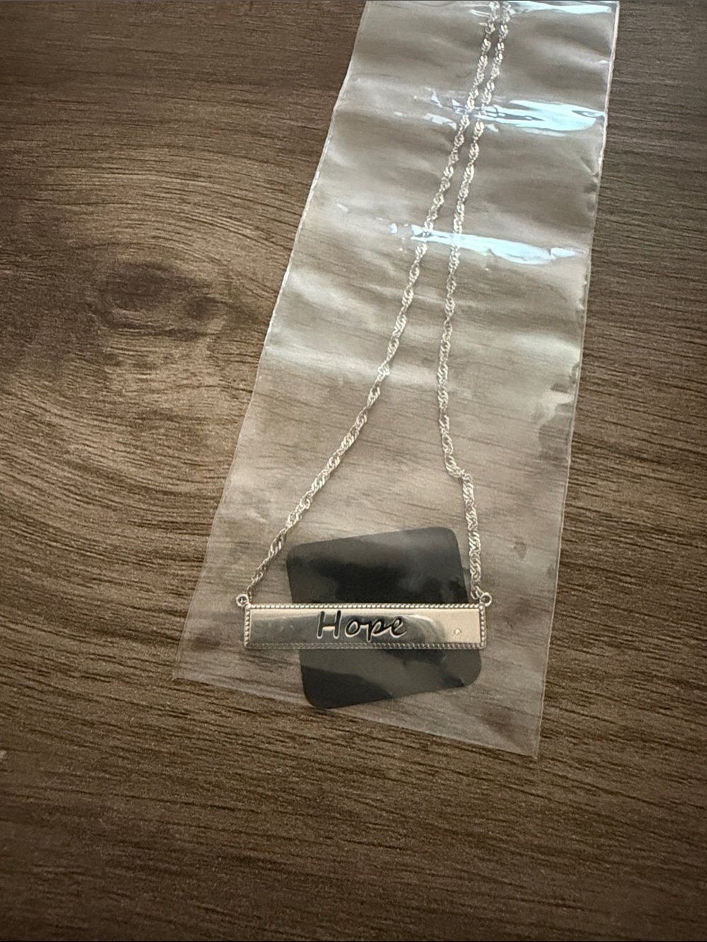 Bella Luce Hope Bar Necklace